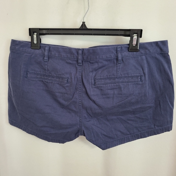 (538) Express Woman's High-Waisted Shorts, Size: 8 Color: Blue - Picture 12 of 13